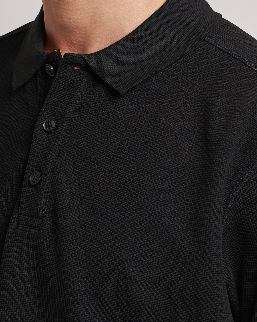 Uomini | Polo | BOSS ORANGE | Petempesto Knitted Polo Black