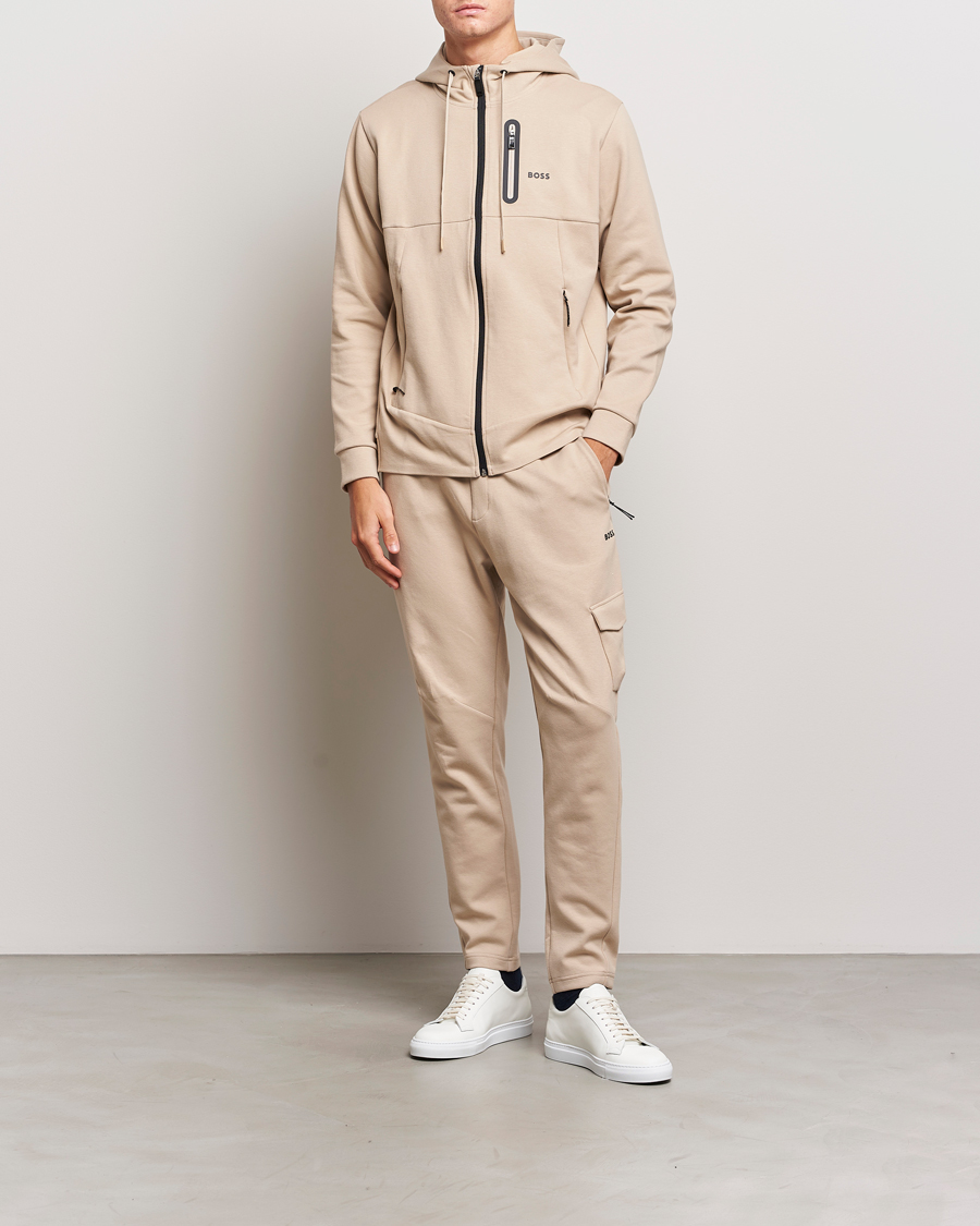 Uomini | Pantaloni | BOSS GREEN | Hariq Sweatpants Medium Beige