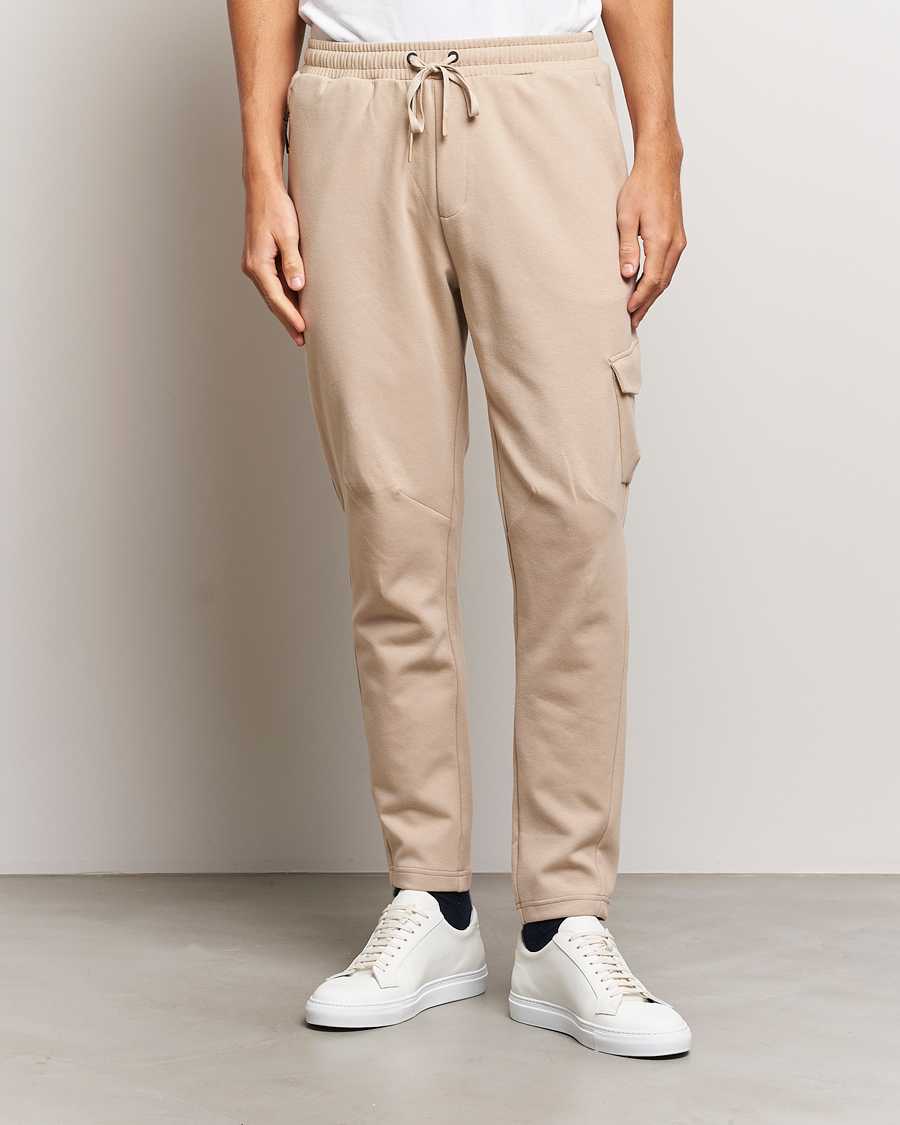 Uomini | Pantaloni | BOSS GREEN | Hariq Sweatpants Medium Beige