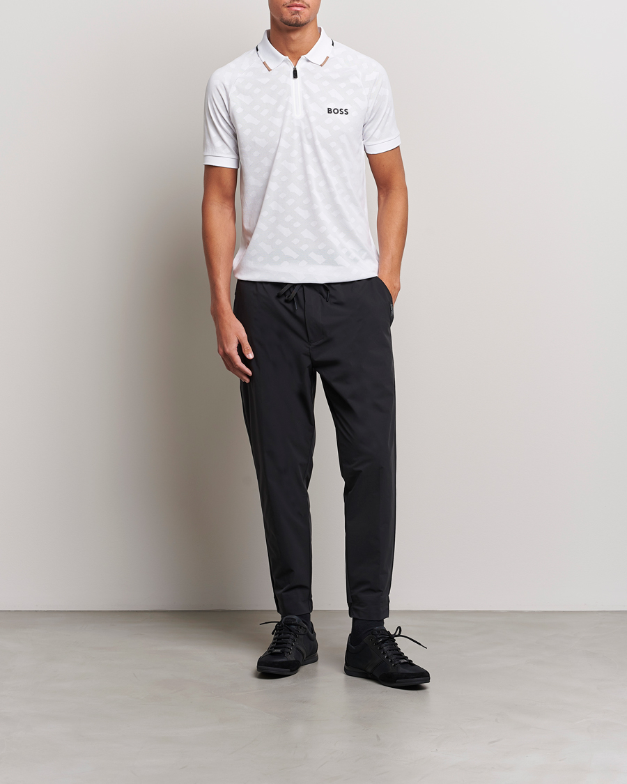 Uomini | Polo | BOSS GREEN | Philix MB Monogram Polo White