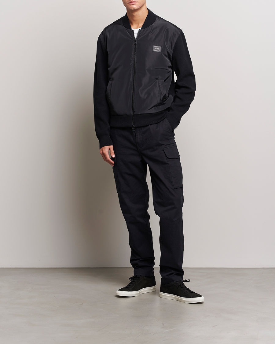 Uomini | Giacche | HUGO | Sombo Hybrid Jacket Black