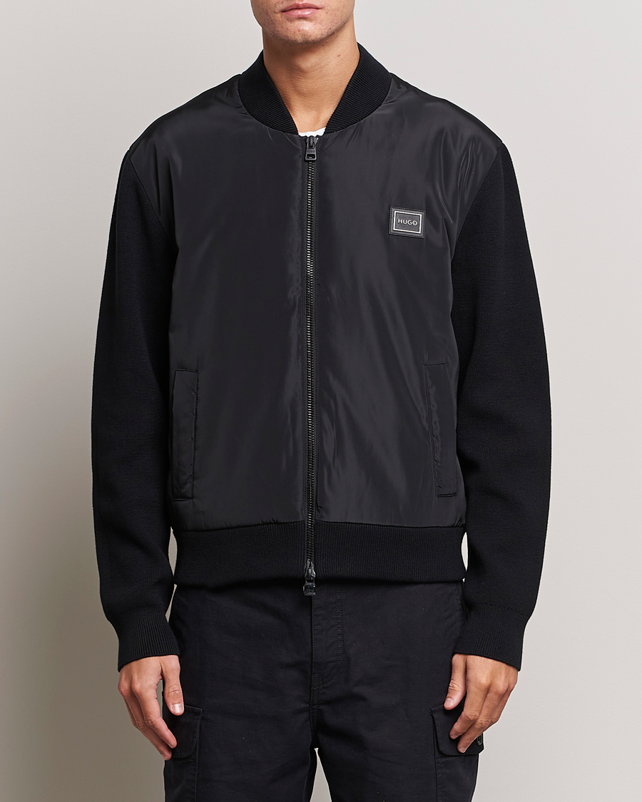 Uomini | Giacche | HUGO | Sombo Hybrid Jacket Black