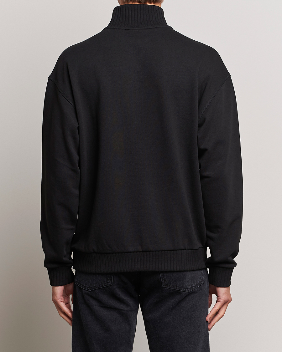Uomini | Maglieria | HUGO | Dutzagata Logo Half Zip Sweater Black