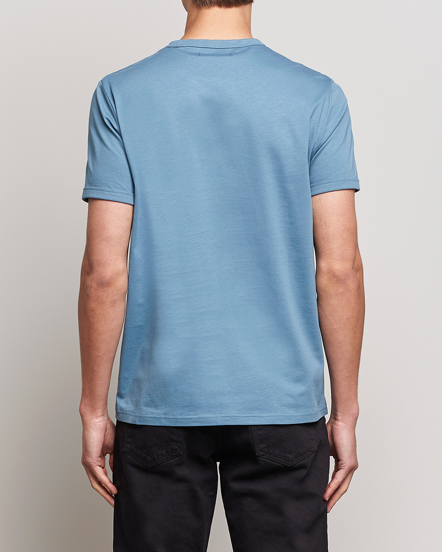 Uomini | T-shirt | Fred Perry | Ringer Cotton T-Shirt Ash Blue