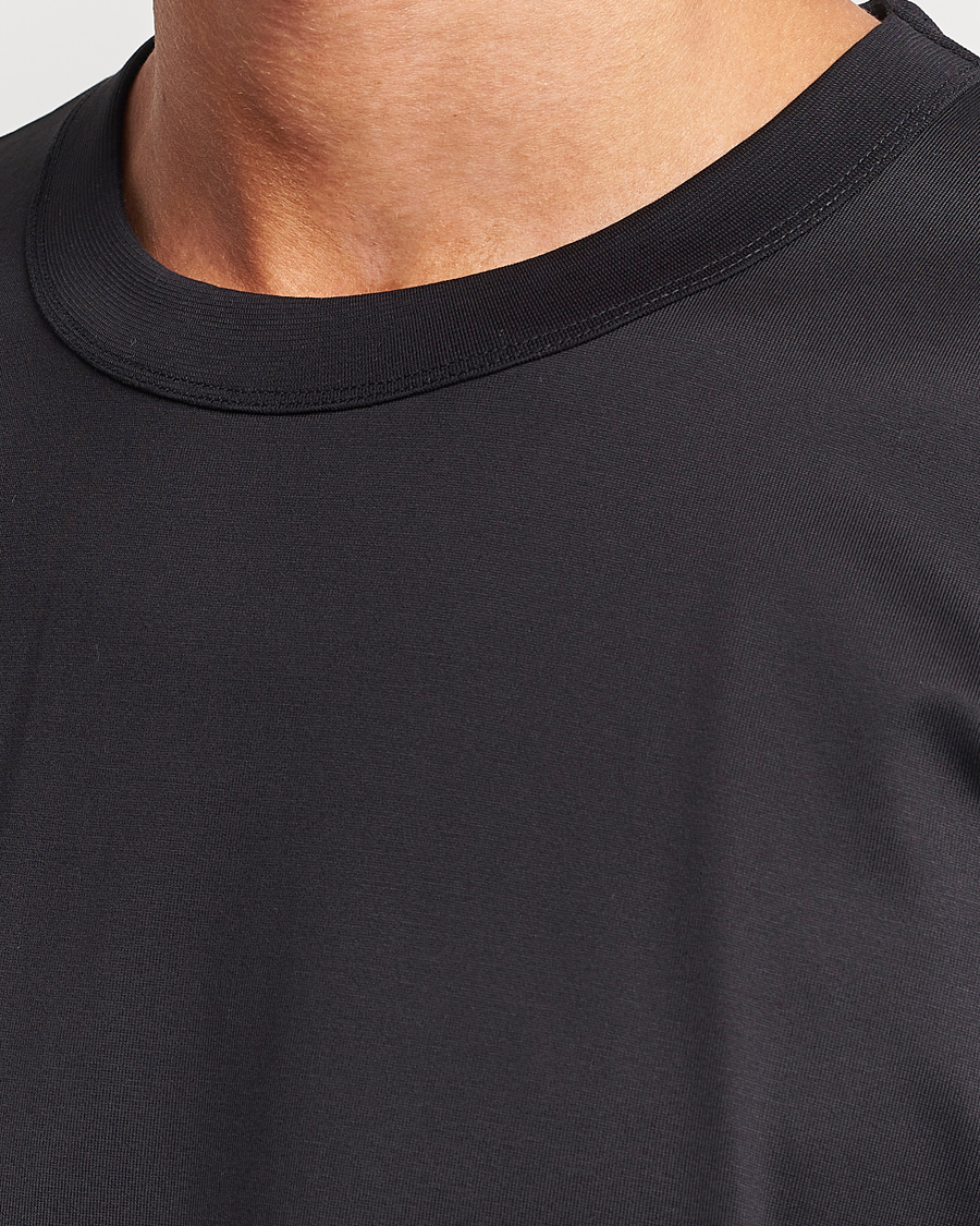 Uomini | T-shirt | Bread & Boxers | Pima Cotton Crew Neck T-Shirt Black