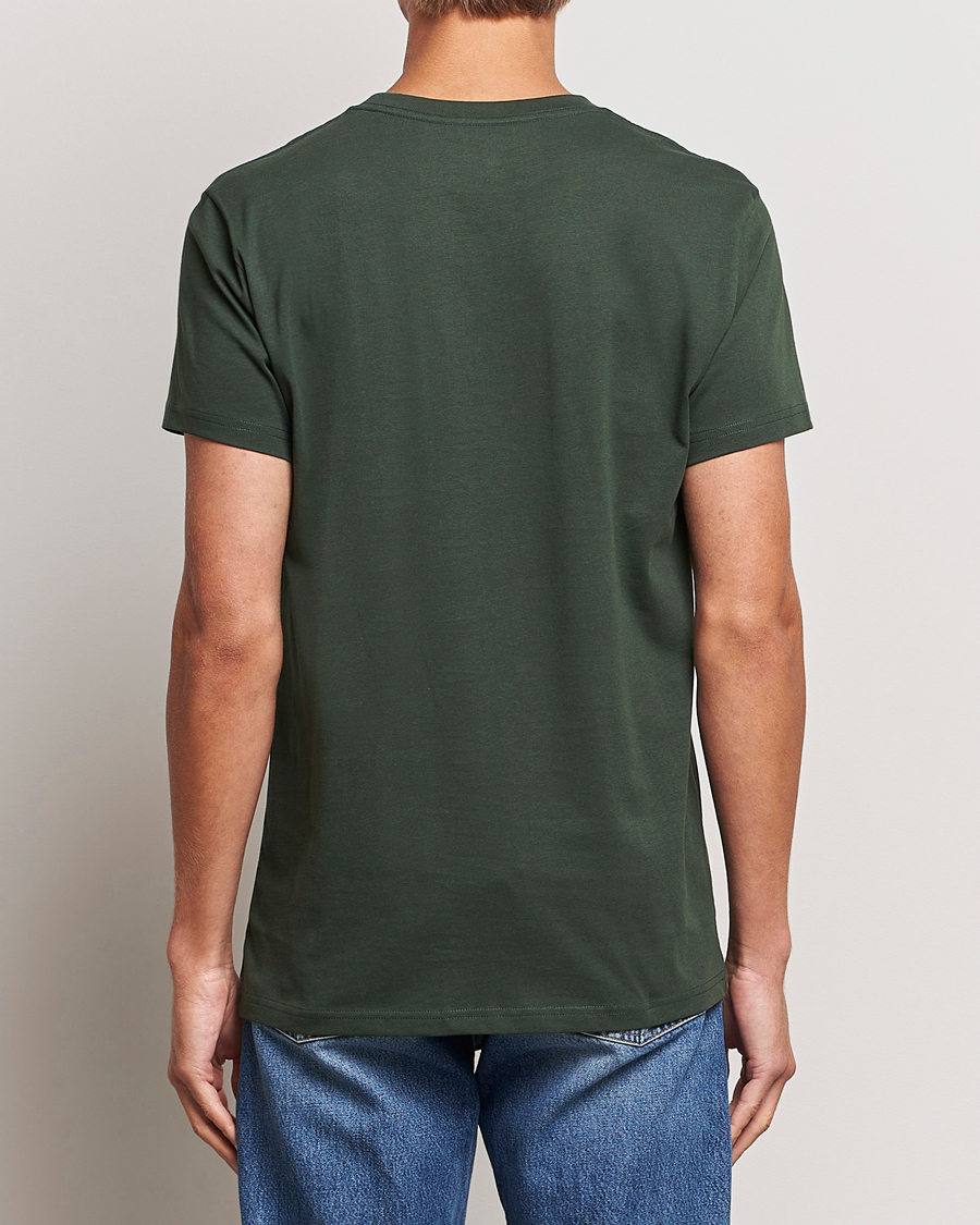 Uomini | T-shirt | Bread & Boxers | Heavy Cotton Crew Neck T-shirt Forest Green