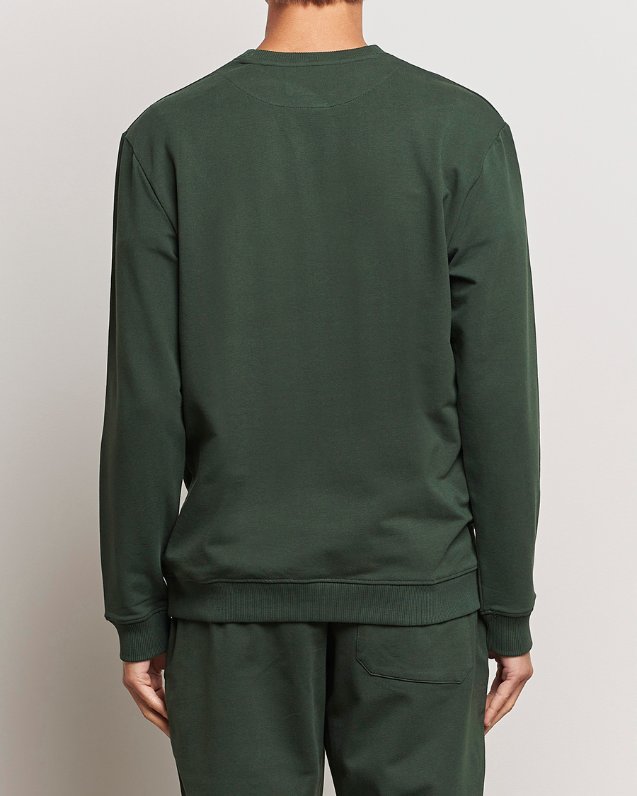 Uomini | Maglieria | Bread & Boxers | Loungewear Crew Neck Sweatshirt Forest Green