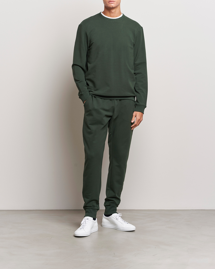 Uomini | Pantaloni | Bread & Boxers | Loungewear Pants Forest Green