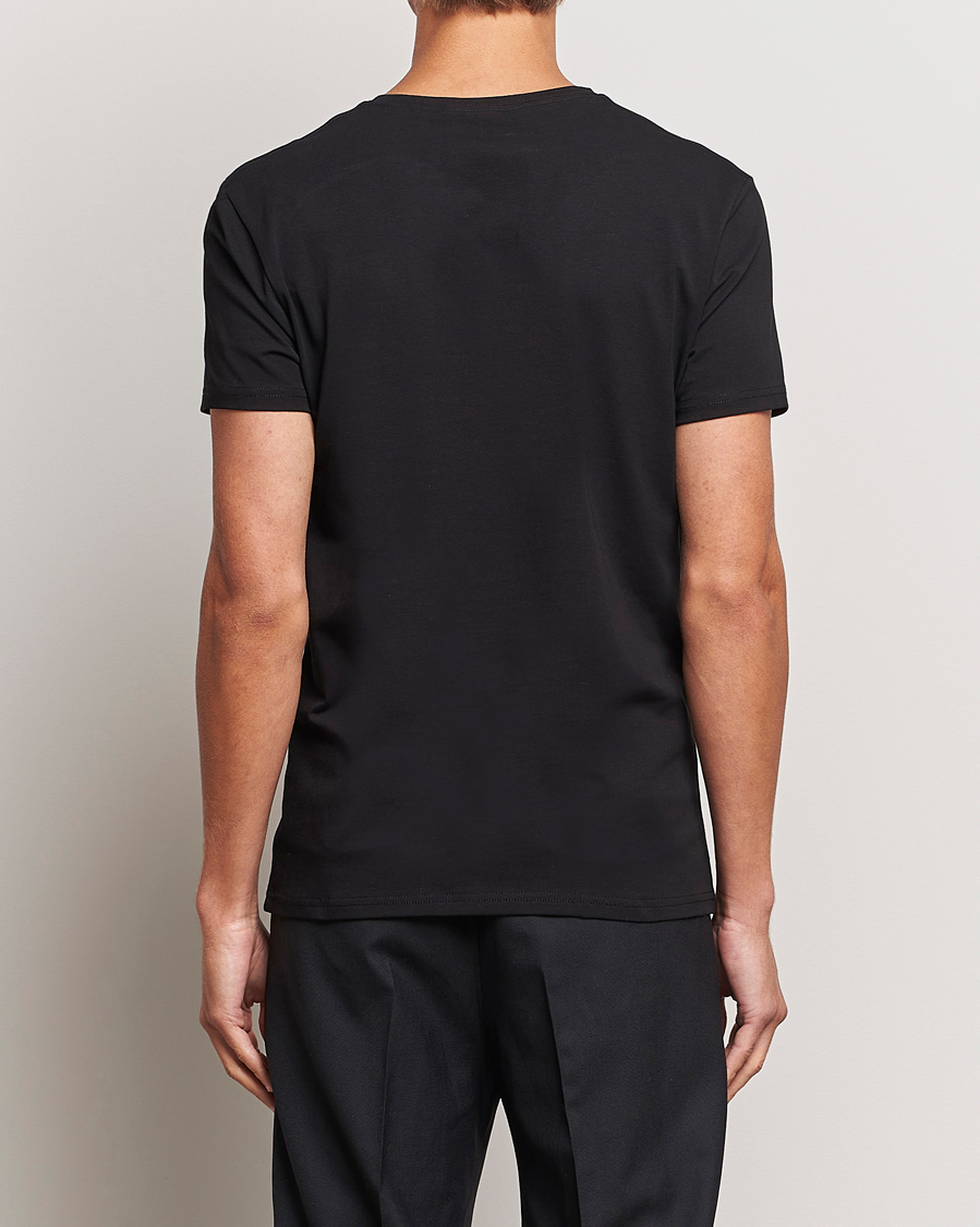 Uomini | T-shirt | Bread & Boxers | 2-Pack V-Neck T-Shirt Black