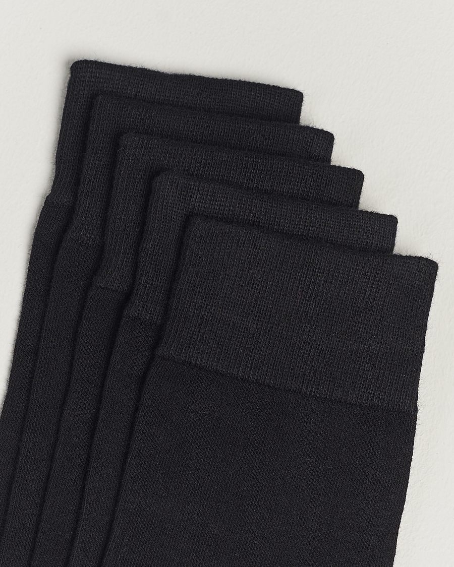 Uomini | Biancheria intima | Bread & Boxers | 5-Pack Socks Black