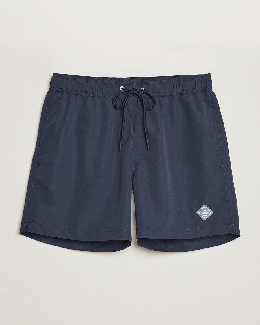 Uomini | Costumi da bagno | J.Lindeberg | Banks Solid Swimshorts Navy