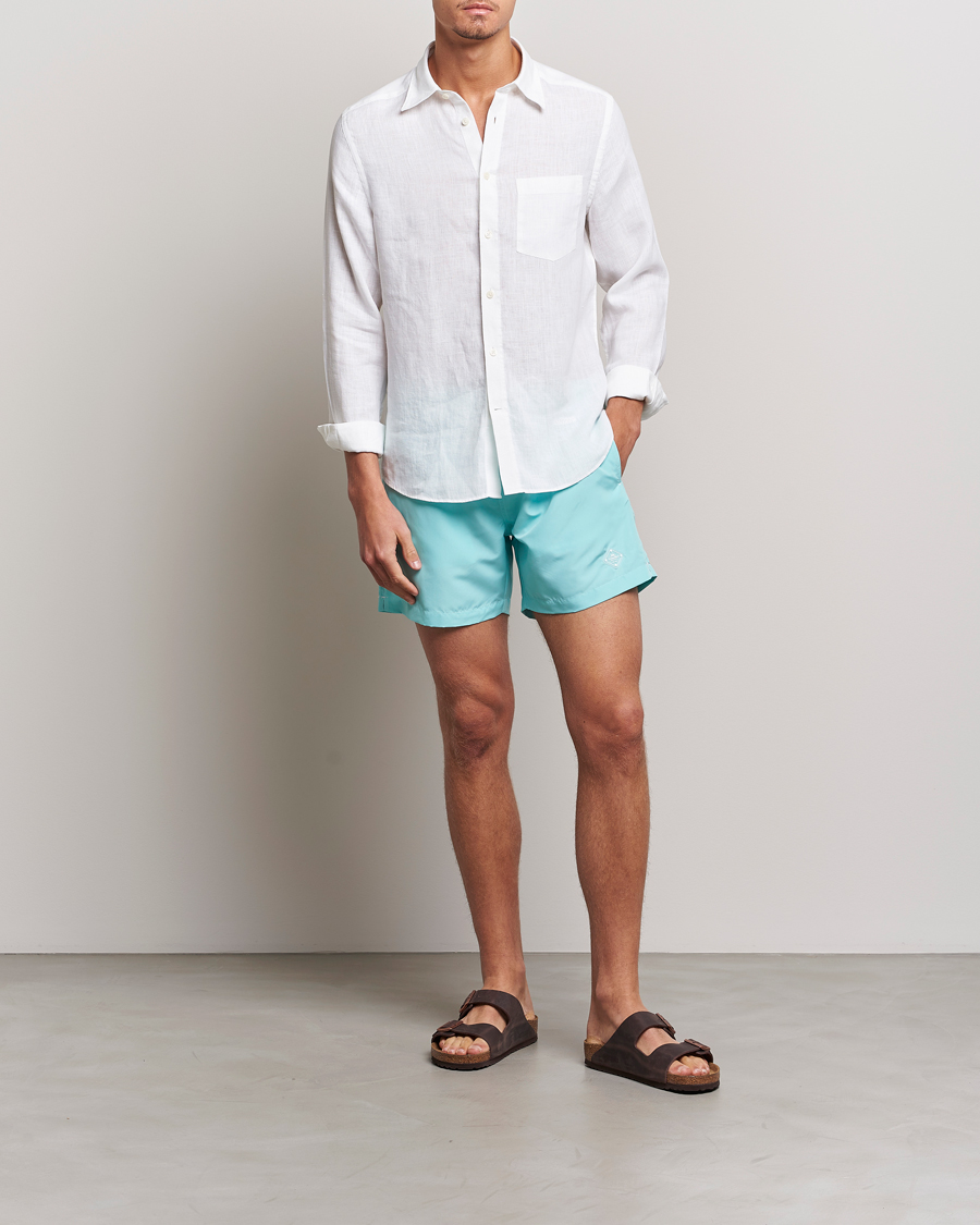 Uomini | Costumi da bagno | J.Lindeberg | Banks Solid Swimshorts Aqua Splash