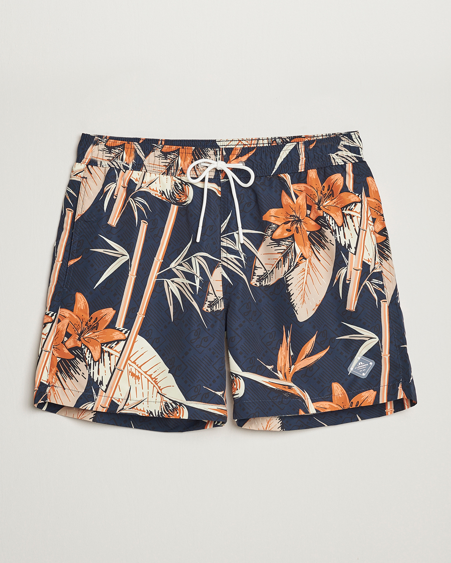 Uomini | Costumi da bagno | J.Lindeberg | Banks Tropical Swimshorts Navy