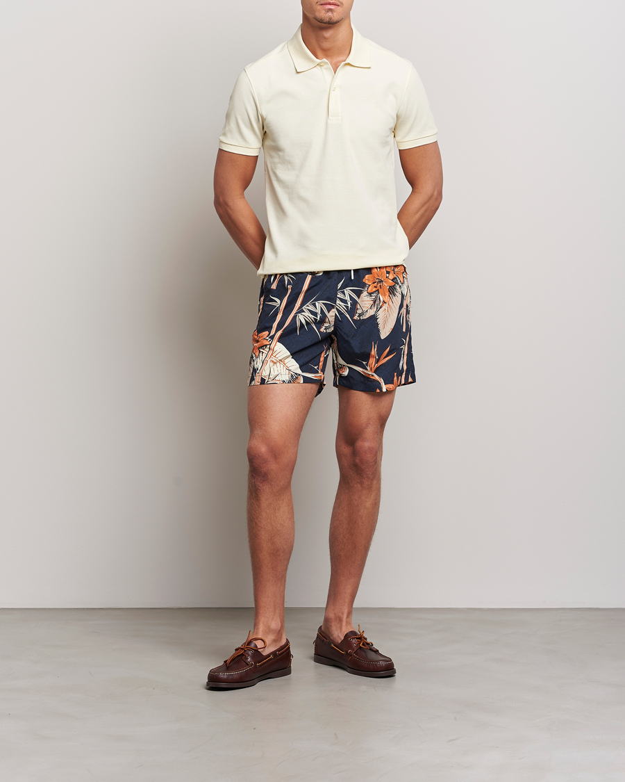 Uomini | Costumi da bagno | J.Lindeberg | Banks Tropical Swimshorts Navy
