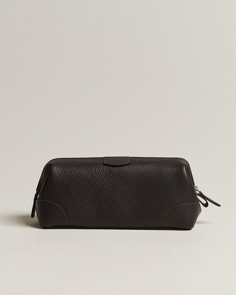 Uomini | Borse | F. Hammann | Large Washbag Dark Brown