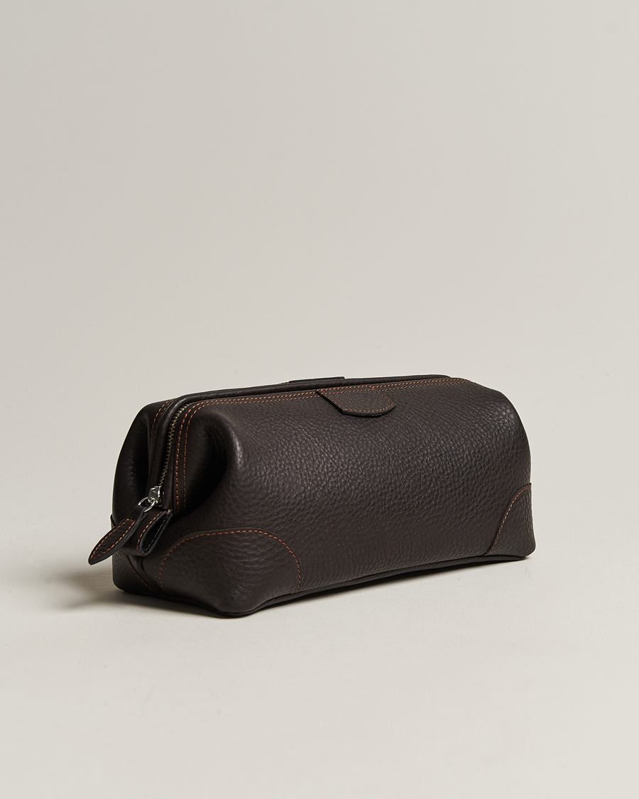 Uomini | Borse | F. Hammann | Large Washbag Dark Brown