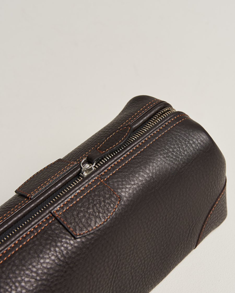 Uomini | Borse | F. Hammann | Large Washbag Dark Brown