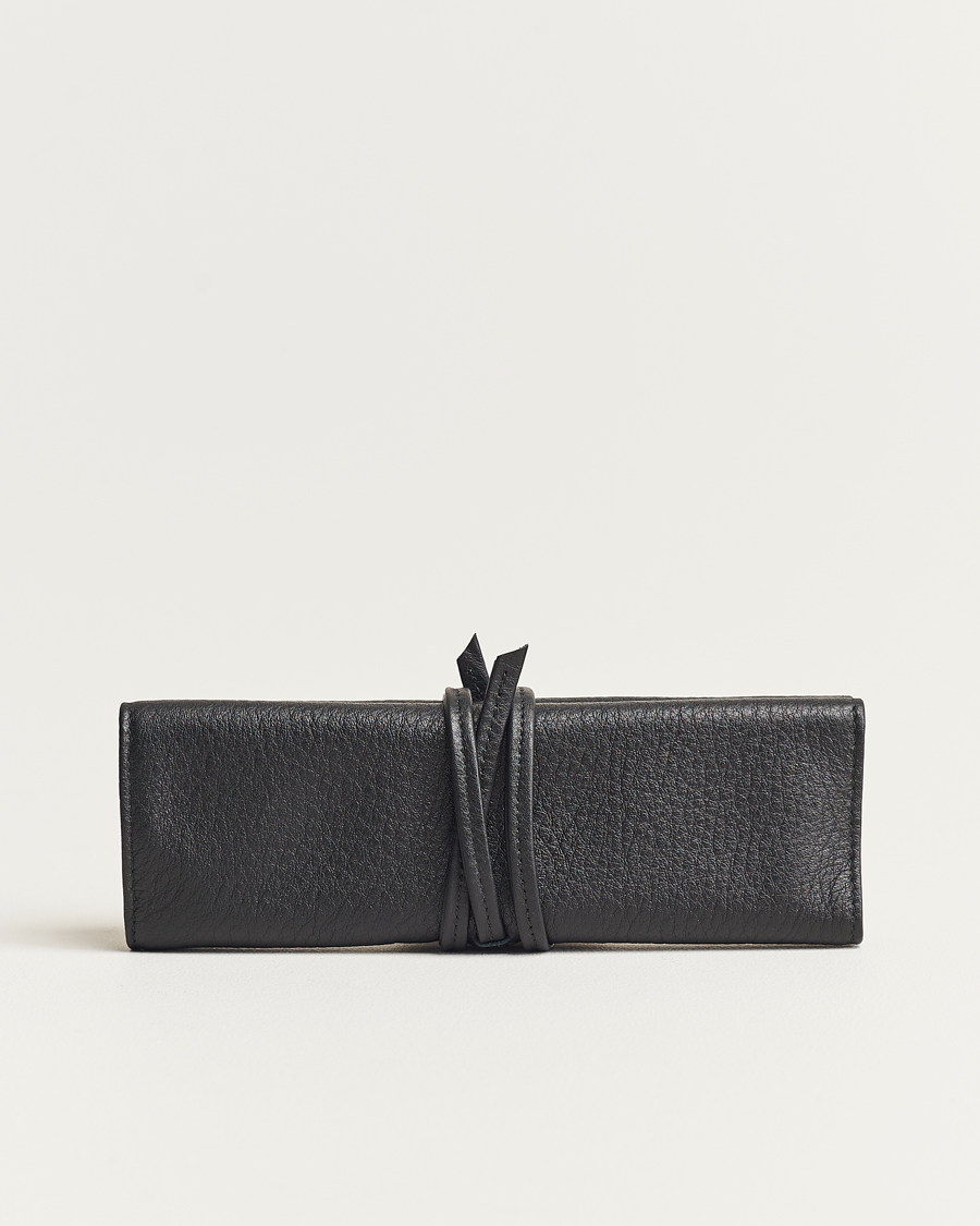 Uomini | Scatole per orologi | F. Hammann | Flat Travel Watchroll Black