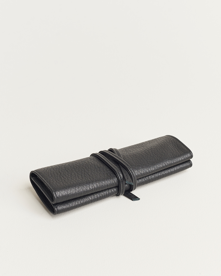Uomini | Scatole per orologi | F. Hammann | Flat Travel Watchroll Black