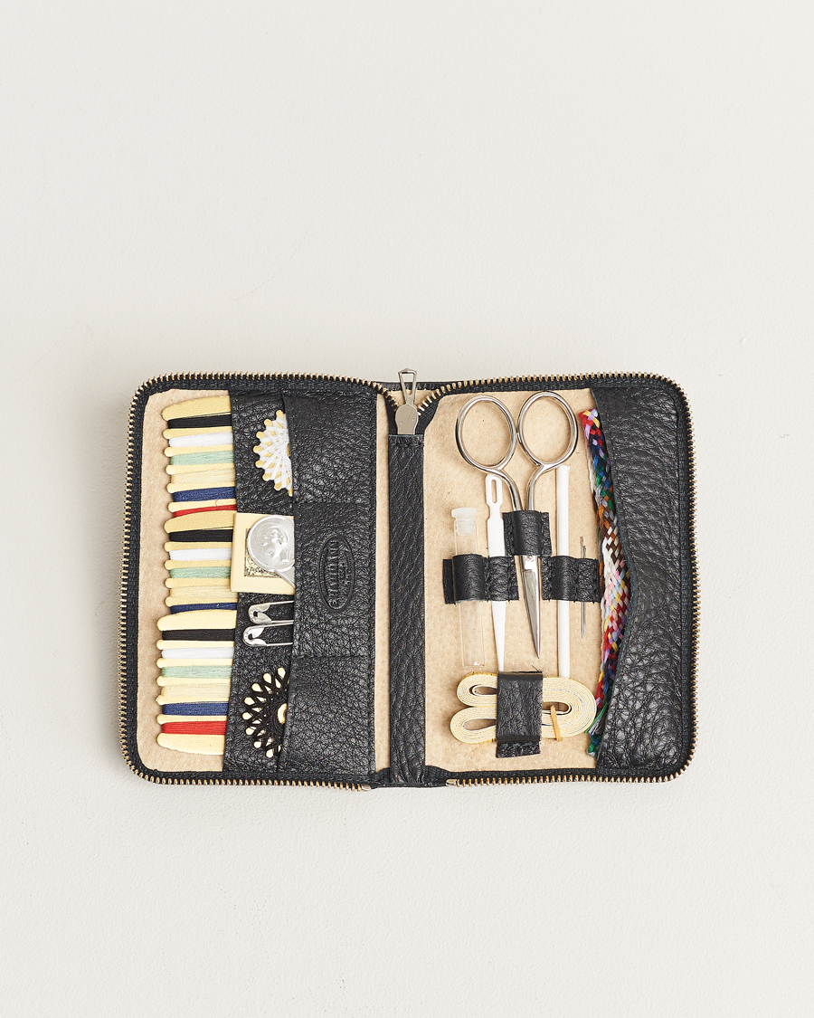 Uomini | Casa | F. Hammann | Travel Sewing Set Black