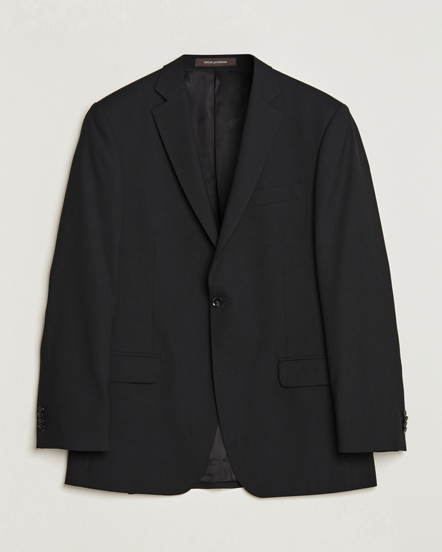 Uomini | Blazers | Oscar Jacobson | Joel Wool Blazer Black