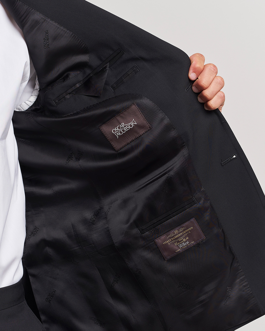 Uomini | Blazers | Oscar Jacobson | Joel Wool Blazer Black