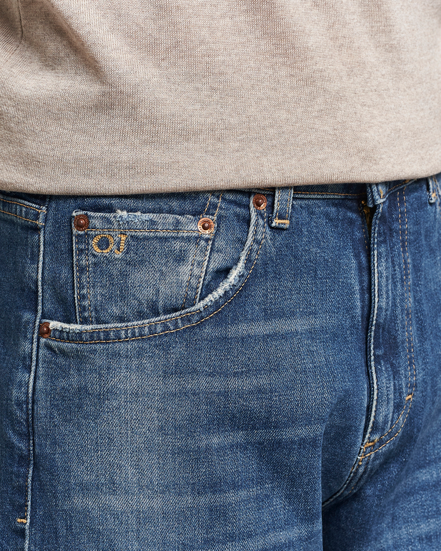 Uomini | Jeans | Oscar Jacobson | Johan Cotton Stretch Jeans Vintage Wash