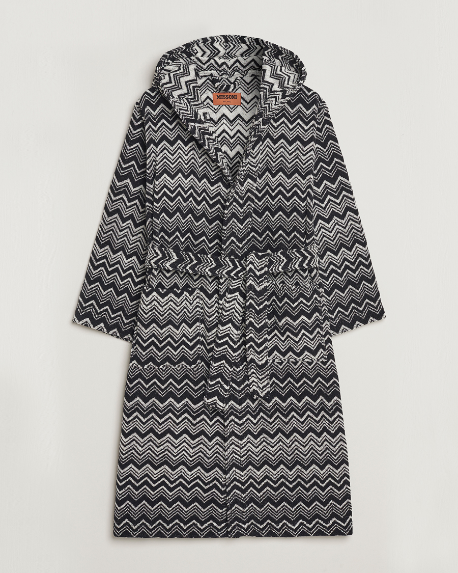 Uomini | Accappatoi & Pigiami | Missoni Home | Keith Bathrobe Grey/Black