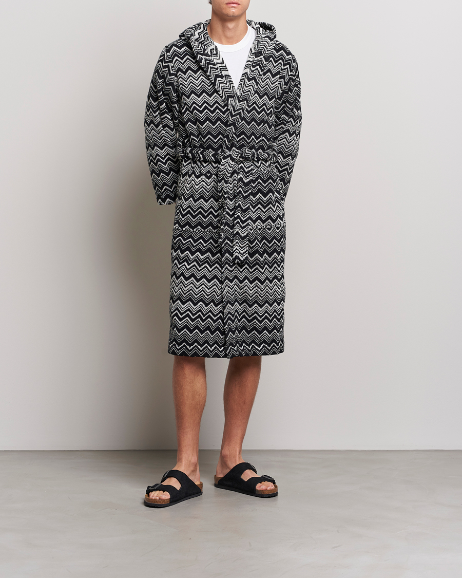 Uomini | Accappatoi & Pigiami | Missoni Home | Keith Bathrobe Grey/Black
