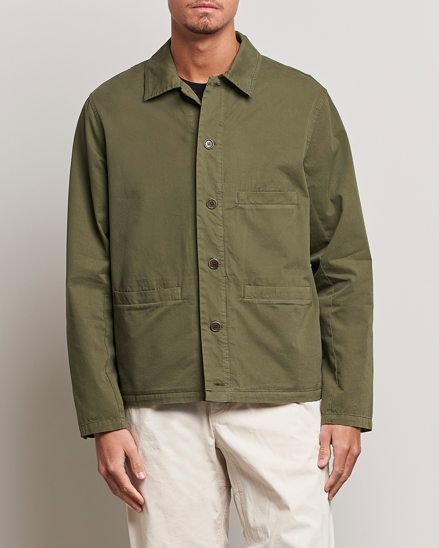 Uomini | Giacche | A.P.C. | Vianney Shirt Jacket Olive