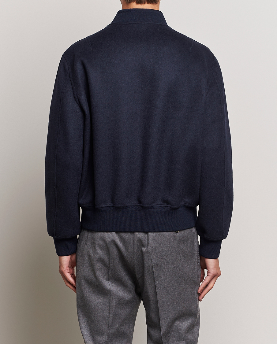 Uomini | Giacche | Brioni | Cashmere Blend Bomber Jacket Navy
