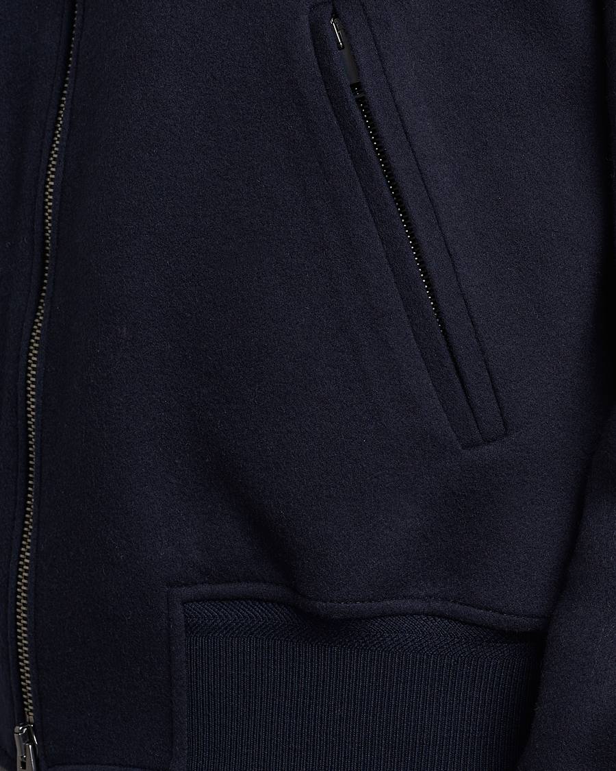 Uomini | Giacche | Brioni | Cashmere Blend Bomber Jacket Navy