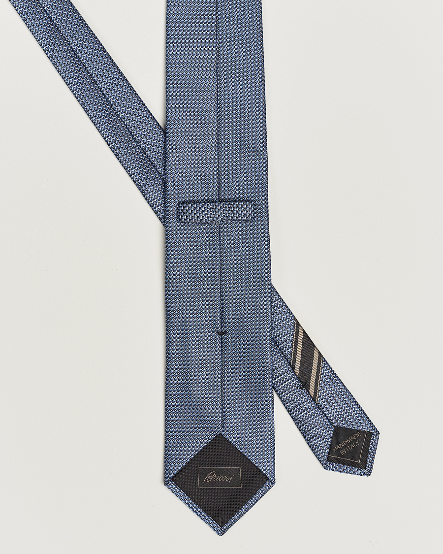 Uomini | Brioni Jacquard Silk Tie Light Blue | Brioni | Jacquard Silk Tie Light Blue