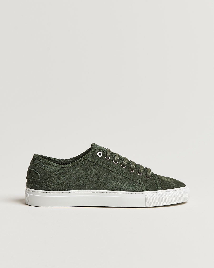 Uomini | Brioni Casetta Suede Sneakers Green | Brioni | Casetta Suede Sneakers Green