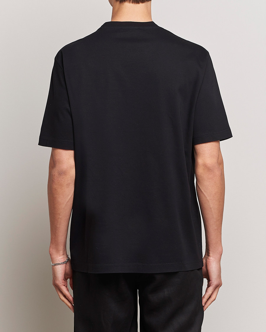 Uomini | T-shirt | Lanvin | Curb Logo T-Shirt Black