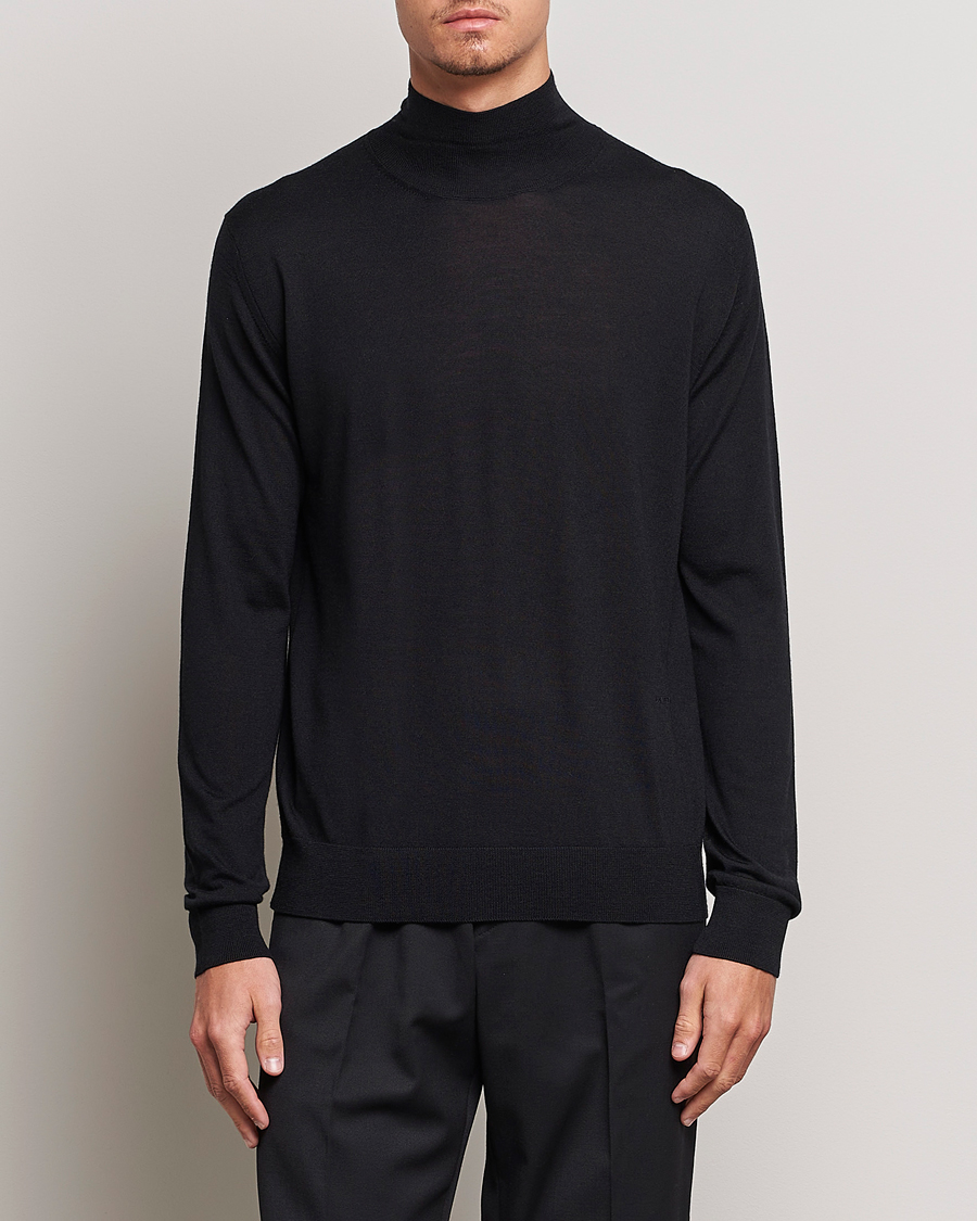 Uomini | Maglieria | Lanvin | Wool/Silk Rollneck Black