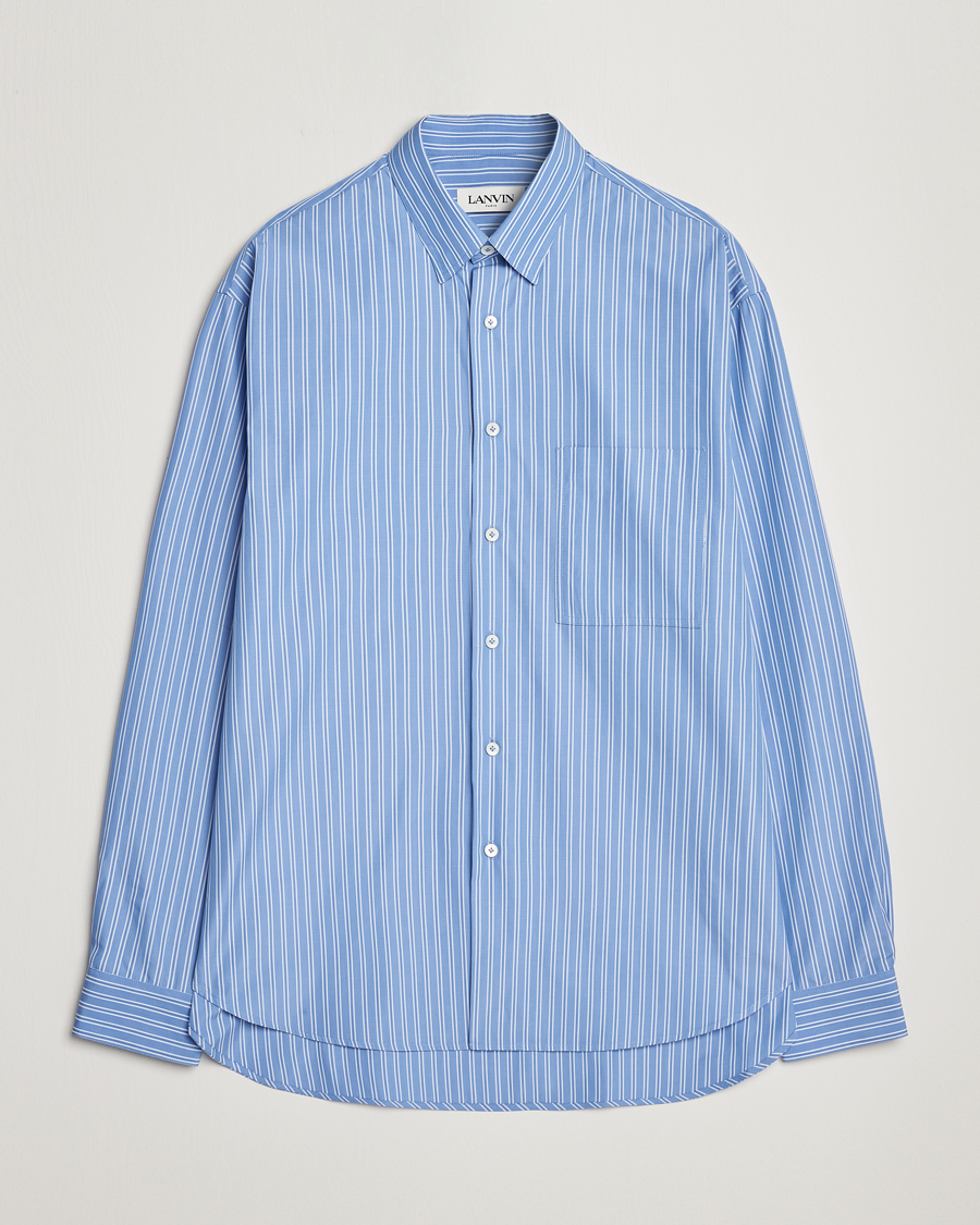 Uomini | Camicie | Lanvin | Oversize Casual Shirt Blue/White