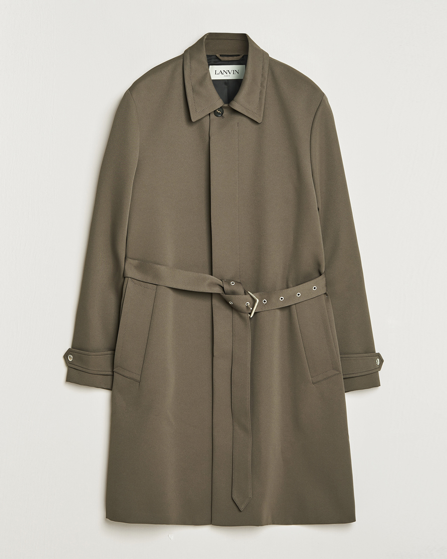 Uomini | Giacche | Lanvin | Tailored Rain Coat Shark Grey