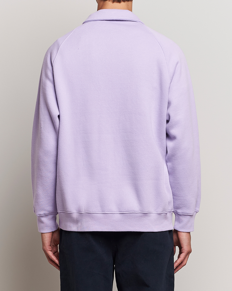 Uomini | Maglieria | NN07 | Carlo Half Zip Purple Rose