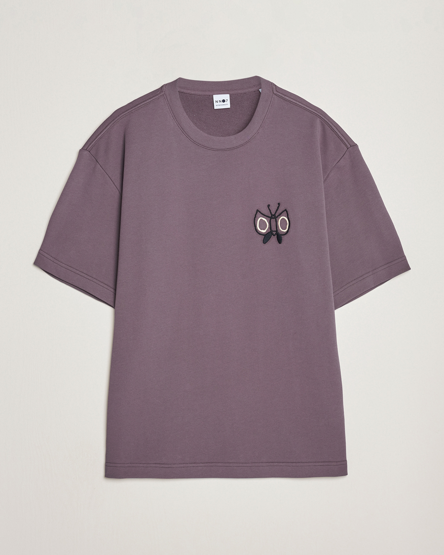 Uomini | T-shirt | NN07 | Alan Heavy T-Shirt Purple Brown