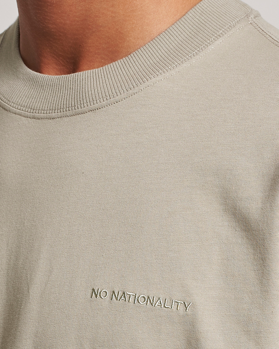 Uomini | T-shirt | NN07 | Benja Pima Cotton Long Sleeve T-Shirt London Fog