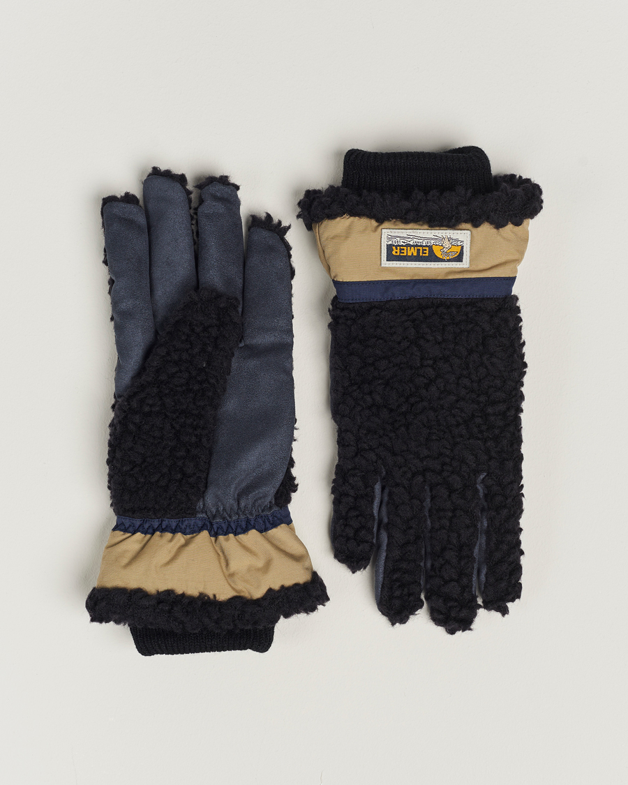 Uomini | Elmer by Swany Sota Wool Teddy Gloves Black | Elmer by Swany | Sota Wool Teddy Gloves Black
