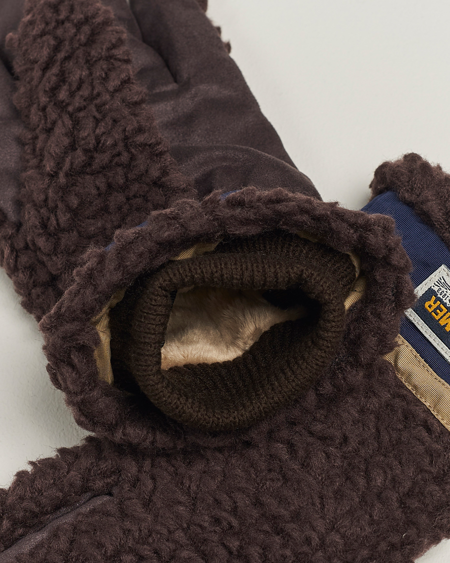 Uomini | Elmer by Swany Sota Wool Teddy Gloves Brown | Elmer by Swany | Sota Wool Teddy Gloves Brown