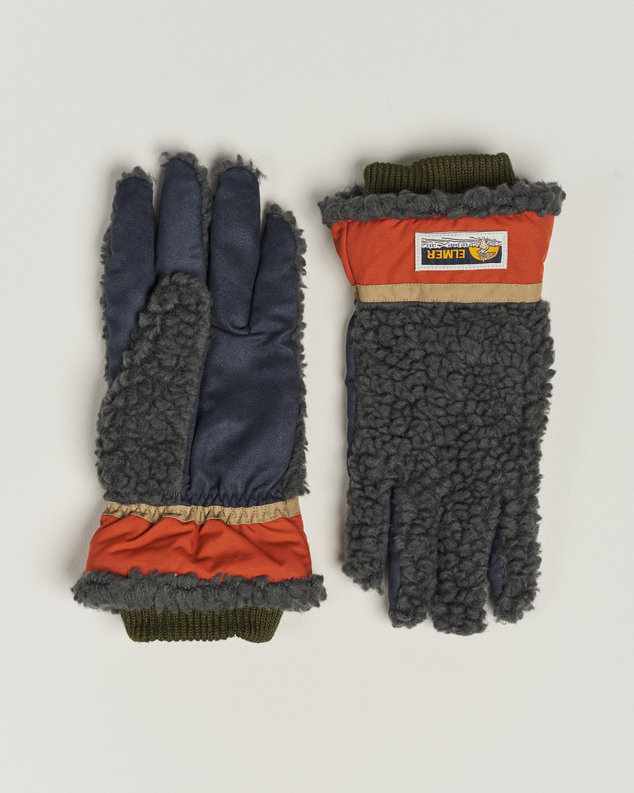 Uomini | Elmer by Swany Sota Wool Teddy Gloves Khaki | Elmer by Swany | Sota Wool Teddy Gloves Khaki