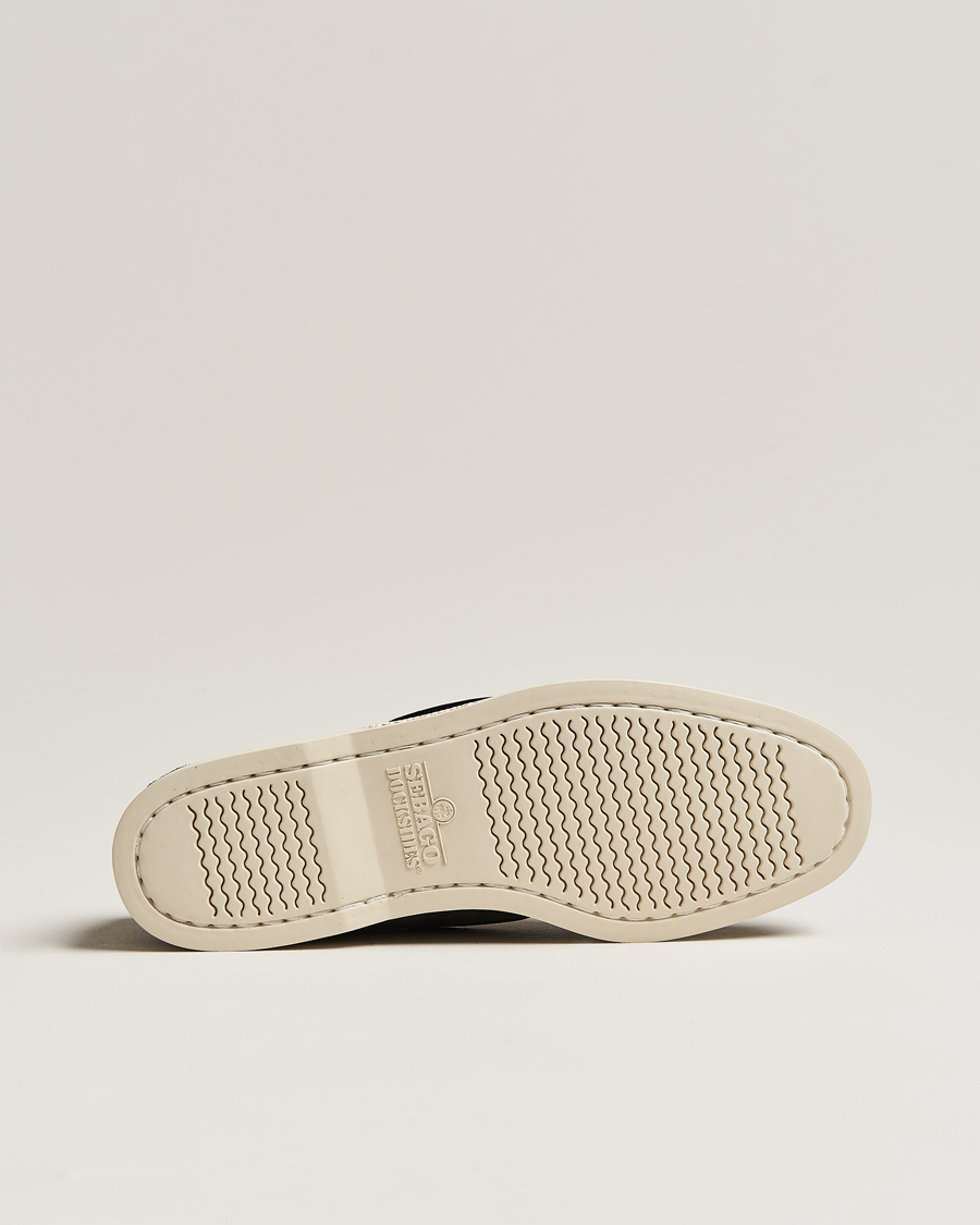 Uomini | Scarpe da barca | Sebago | Docksides Suede Boat Shoe Black