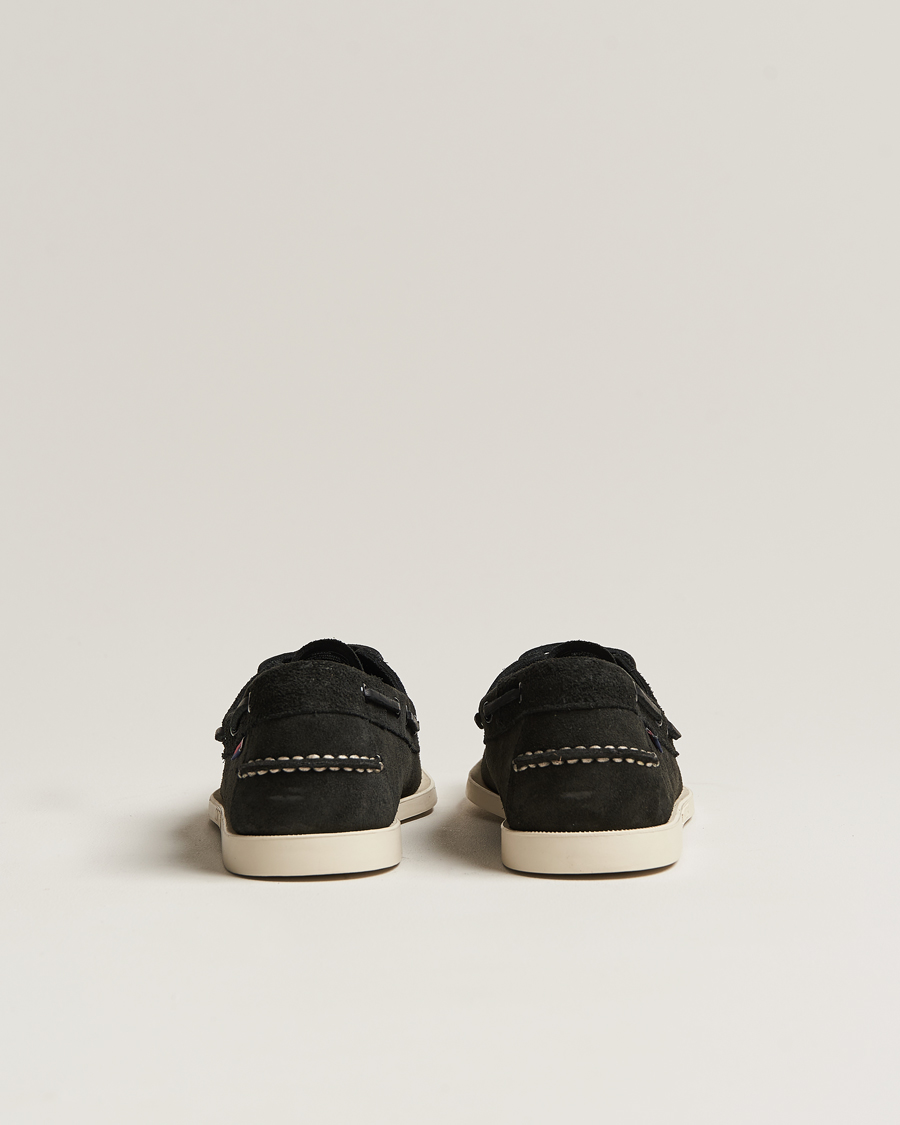 Uomini | Scarpe da barca | Sebago | Docksides Suede Boat Shoe Black