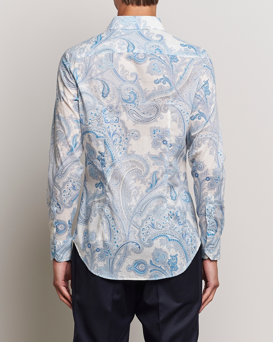 Uomini | Camicie | Etro | Slim Fit Paisley Shirt Azzurro