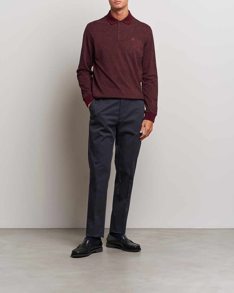 Uomini | Pantaloni | Etro | Slim Fit Chinos Navy