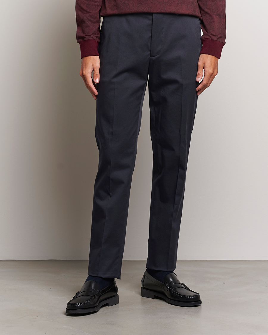 Uomini | Pantaloni | Etro | Slim Fit Chinos Navy