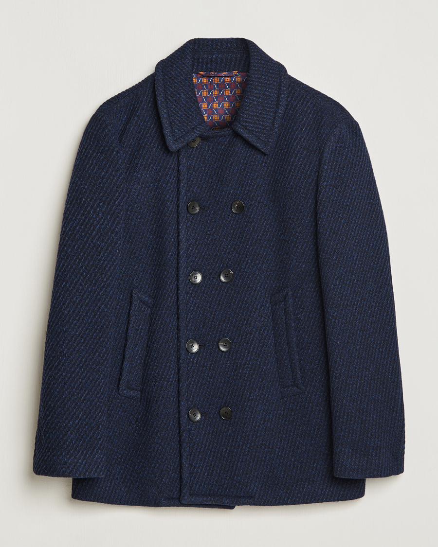 Uomini | Giacche | Etro | Wool Peacoat Navy